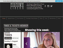 Tablet Screenshot of midtowncinema.com